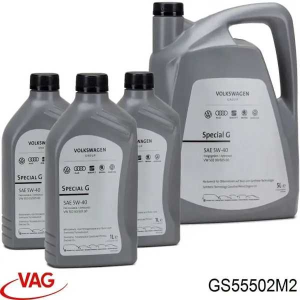 Моторна олива VAG Special G 5W-40,1 л (G S55 502 M2),5л (G S55 502 M4)