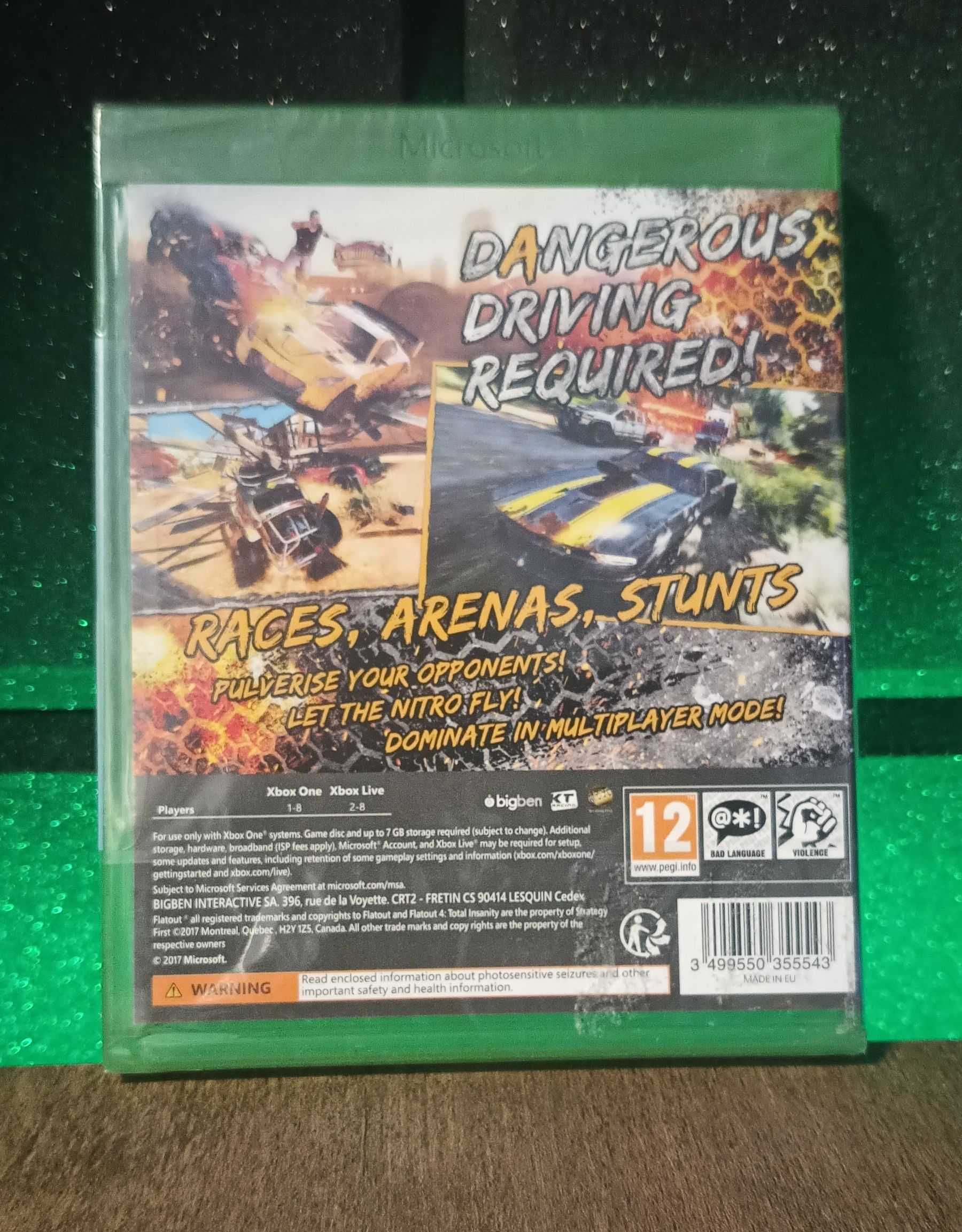 FlatOut 4: Total Insanity Xbox One / Series X świetne wyścigi rozwałka