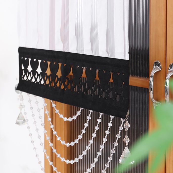 ‼️WYPRZEDAŻ‼️ Piękny panel firanowy z kryształkami i ażurem