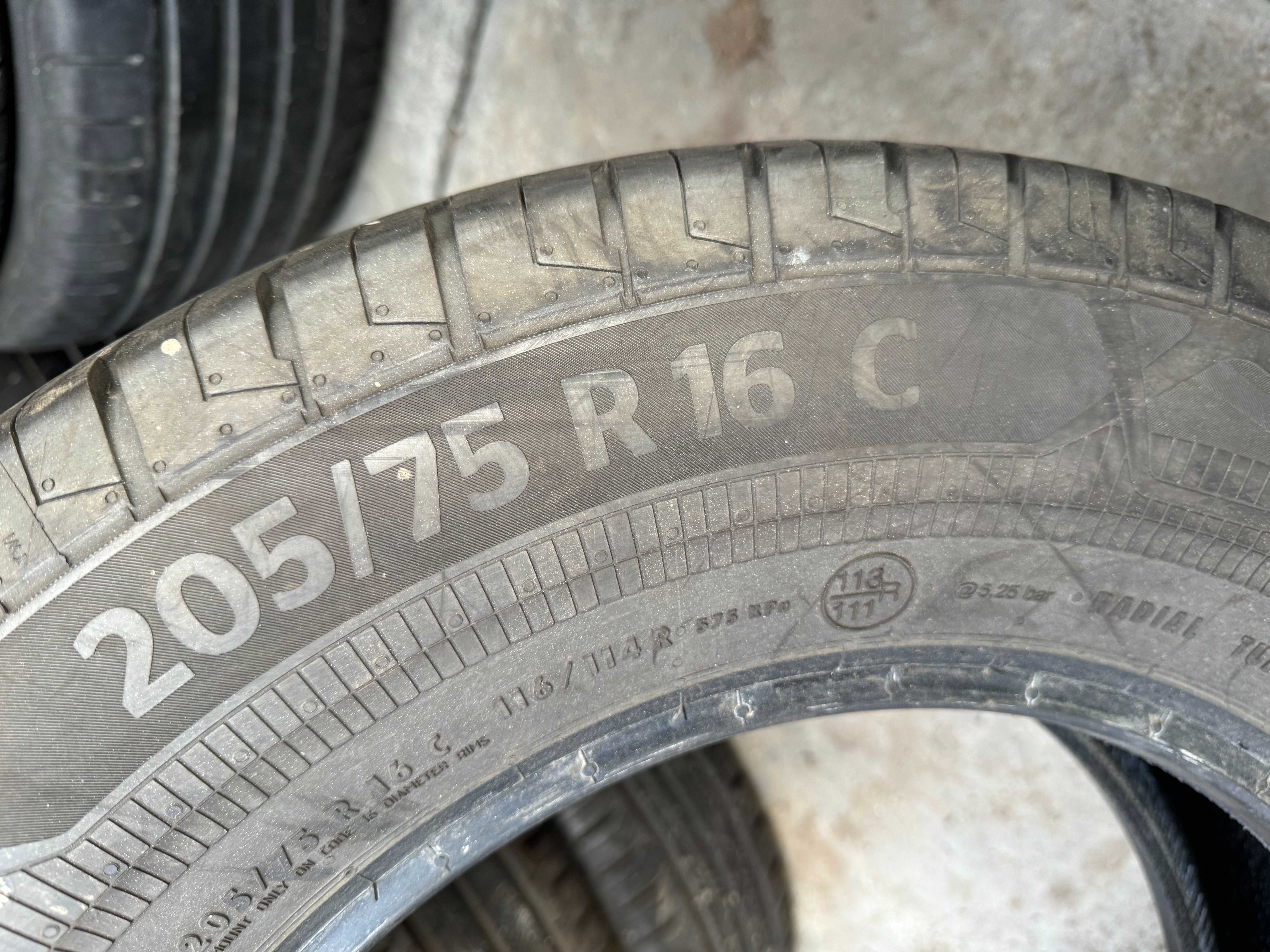 Шини CONTINENTAL 205/75 R16C, VanContact Eco, літня гума, цешка