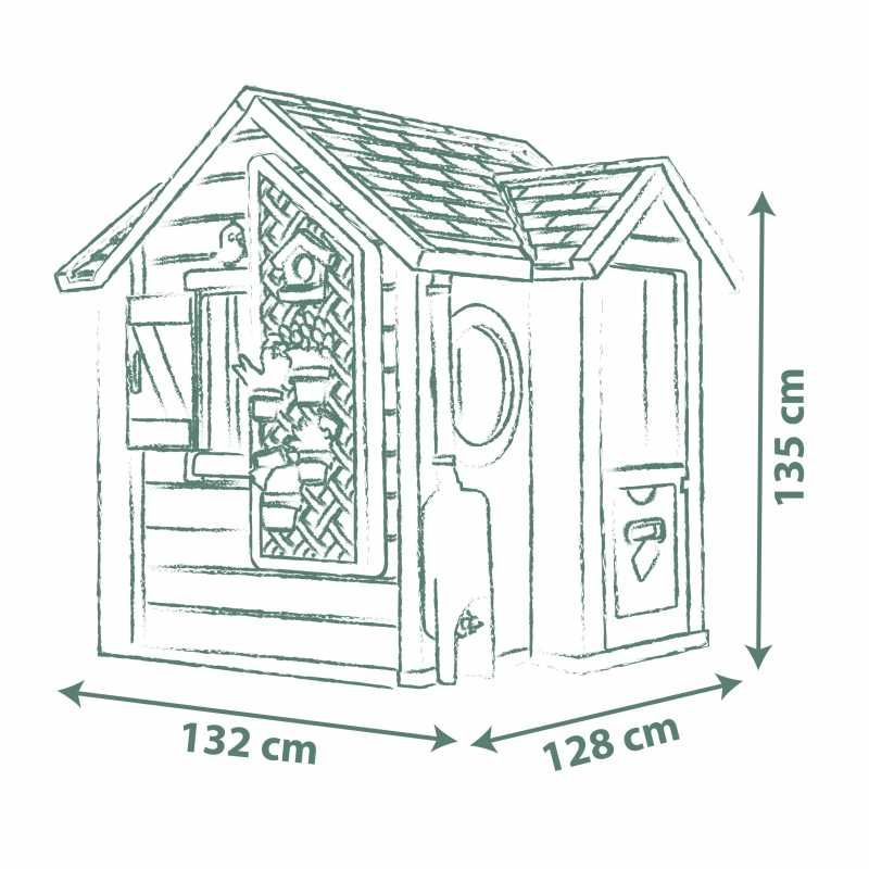 SMOBY Domek Ogrodnika Ogrodowy Garden House