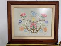 Quadro bordado Castelo Branco original