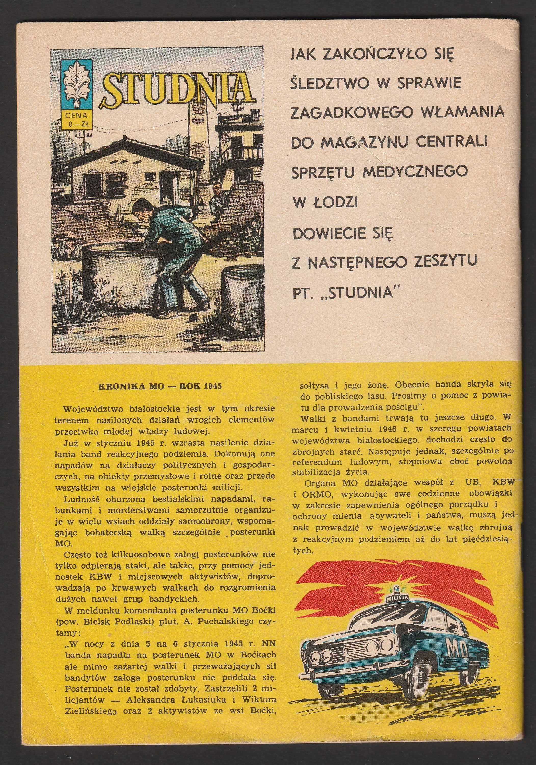 Kapitan Żbik - Czarny parasol - 1971 - Kamiński , Gabiński - 1 wydanie