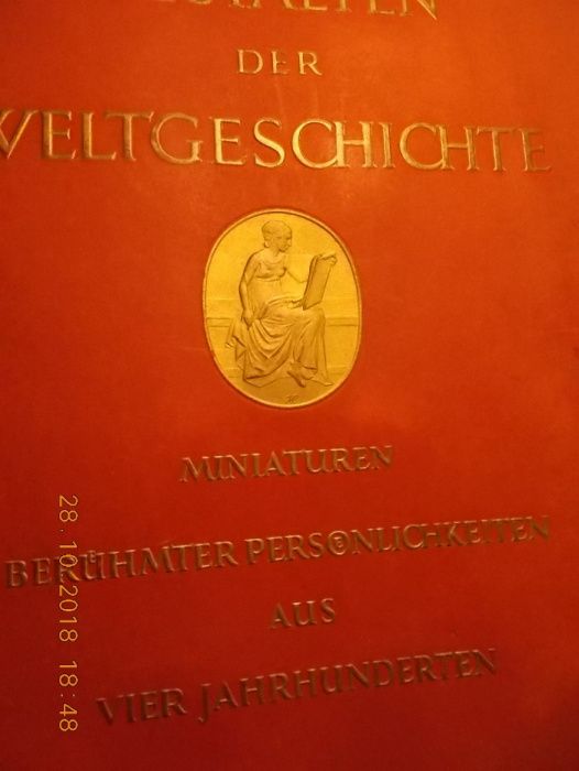 Książka niemiecka Gestalten der weltgeschichte ,wydanie Hamburg 1933