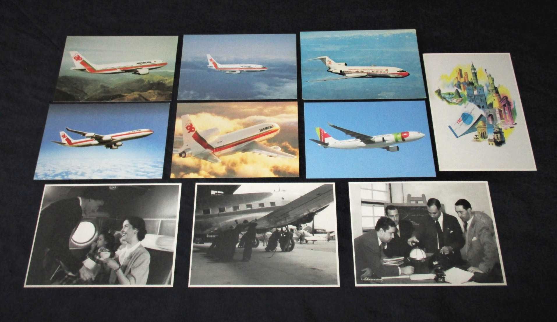 Postais TAP Air Portugal Transportadora Aérea Portuguesa