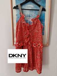 601 DKNY Jeans kombinezon damski letni w kwiaty M 38