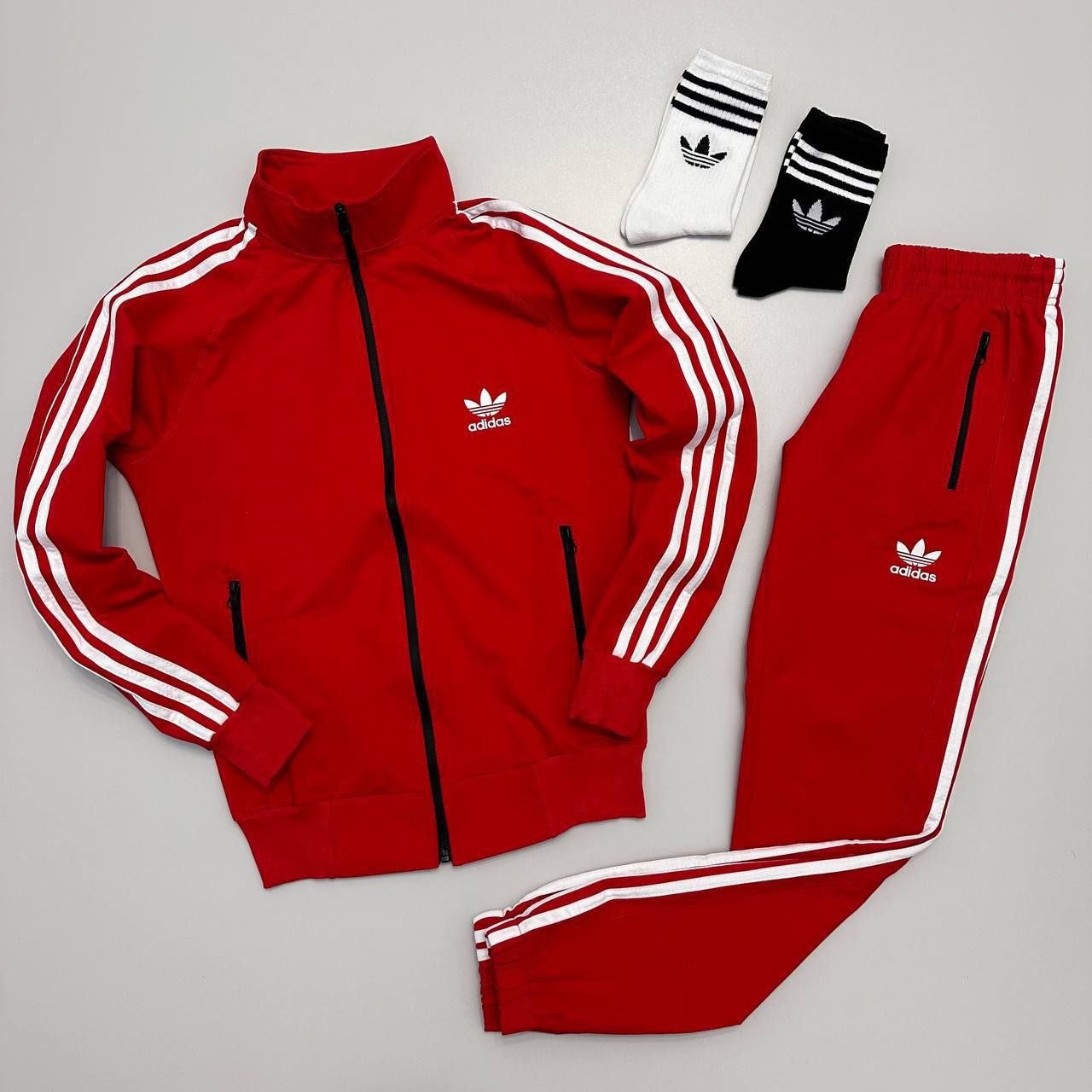 Спортивний чоловічій костюм Adidas: кофта-штани+Подарунок!