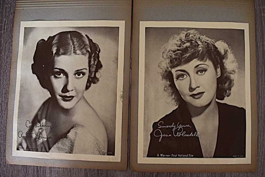 Przedwojenne zdjęcia  gwiazdy Hollywood - trzy sztuki