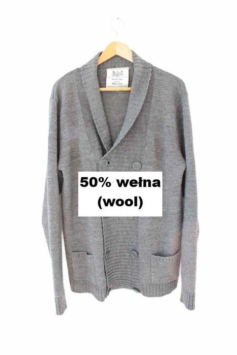Kardigan vintage wełniany Redford