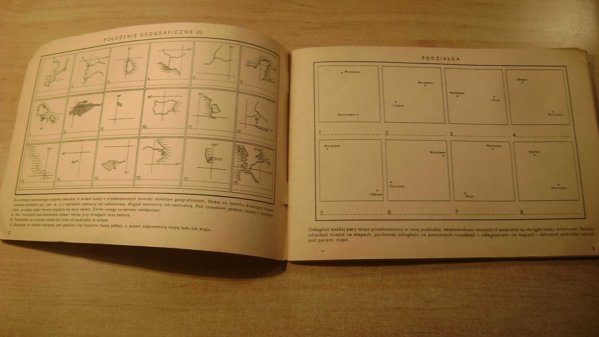 Starocie z PRL - Atlas Geografia świata z 1968r.