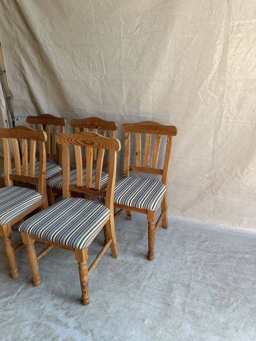 Komoda -krzesło z litego drewna