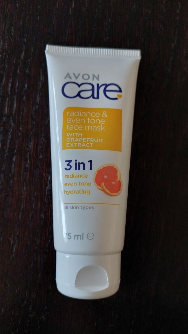 Avon Care maska 3w1 z grejpfrutem maseczka do twarzy na przebarwienia