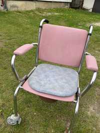 Крісло туалетне на колесах, стілець для людей похилого віку