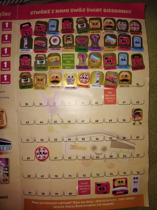 Naklejki 33 gangu biedroniaków! Czytaj opis!