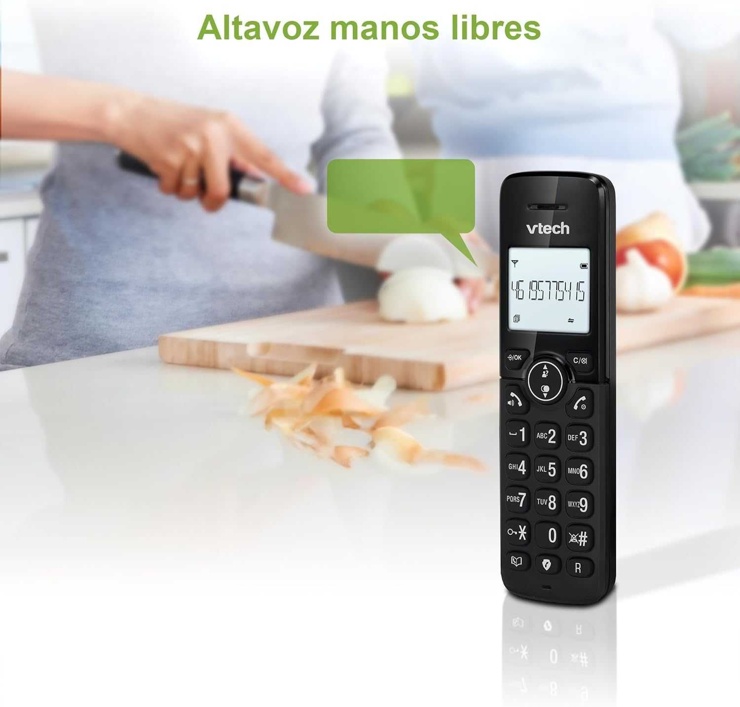 Vtech CS2001 Telefon bezprzewodowy głośnomówiący sekretarka słuchawka