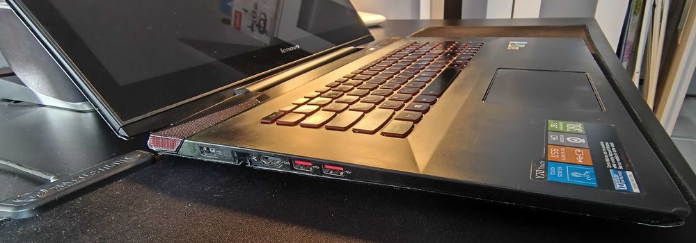 Laptop 17,3" Lenovo Y70-70 Touch, i7-4720HQ, 16GB, GTX 960M, SSD 512GB