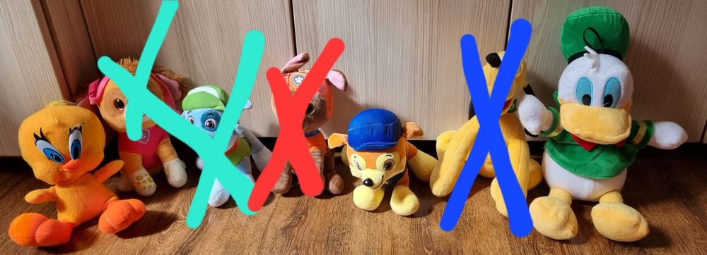 Мягкие игрушки собака утка единорог панда плуто щенячий патруль б/у