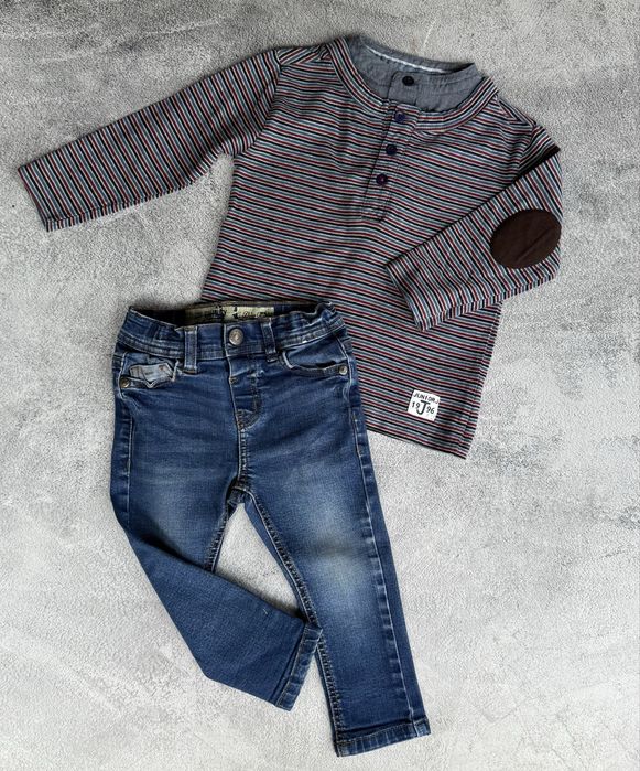 Zestaw dla chłopca rozm 92, bluzka + spodnie