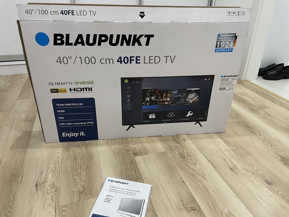 Телевізор Смарт ТВ 40 Blaupunkt Full HD