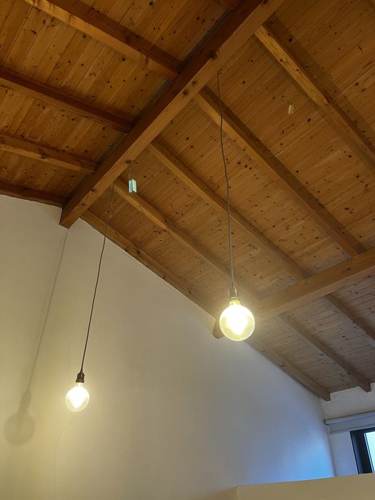 3 candeeiros de tecto