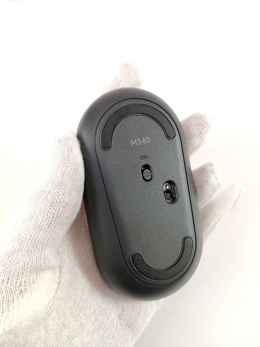 Zestaw klawiatura i mysz bezprzewodowa Logitech czarny AZERTY