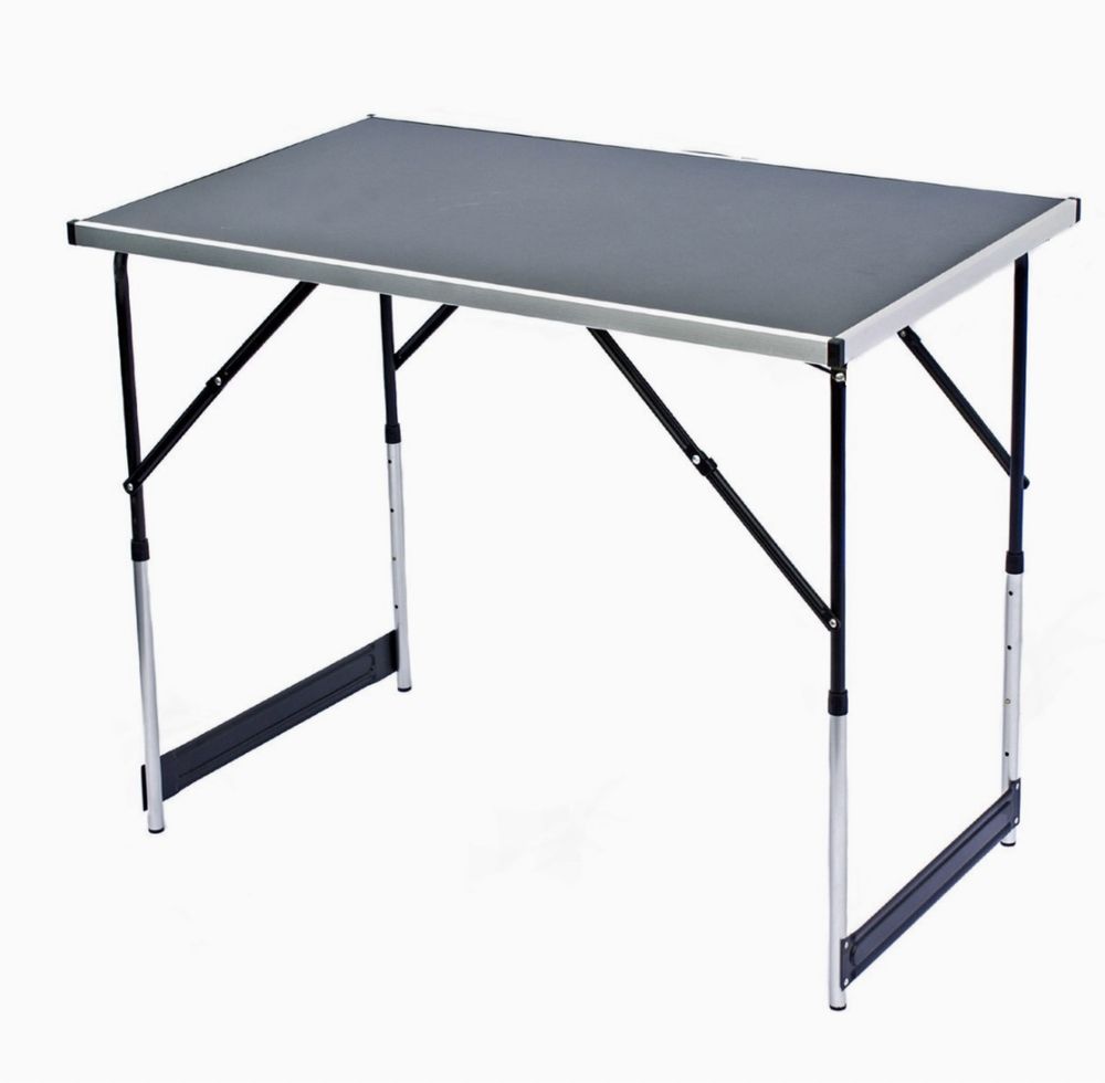 Stół składany kempingowy 100x60cm czarny