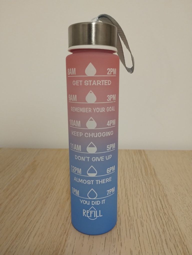 Butelka na wodę plastikowa zakręcana 280ml