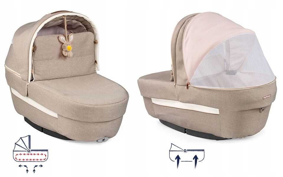 Niepowtarzalny wózek 2w1 Peg Perego Books 51S Lux Pop up Rose Gold