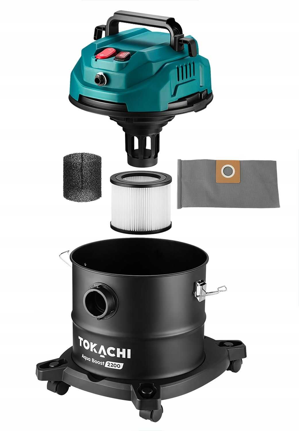 Миючий пилосос Tokachi Aqua Boost 4в1 2200 Вт. Моющий пылесос.
