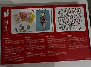 Игровой магнитный набор для исследования Janod Тело Человека