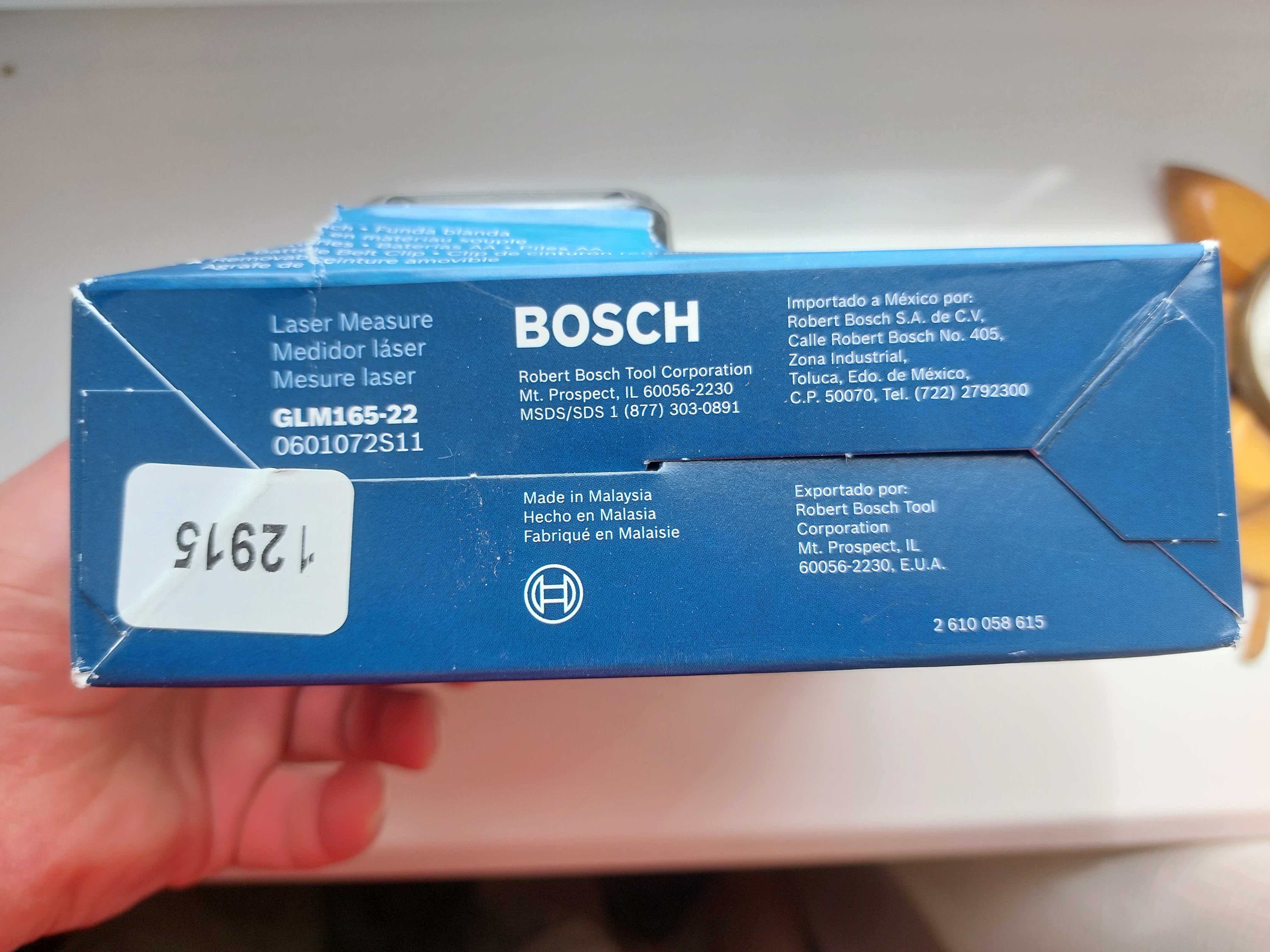 Лазерна рулетка дальномір BOSCH GLM165-22 Professional