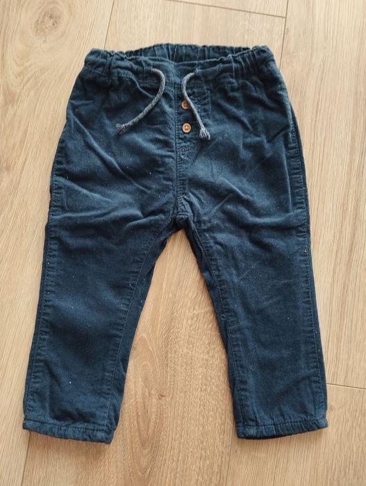 Spodnie sztruksowe chłopięce 80 H&M