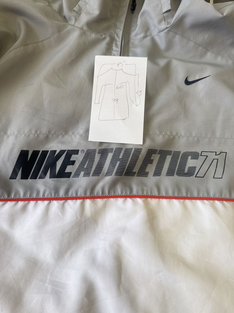 Куртка анорак винтаж найк nike athletic 71 vintage