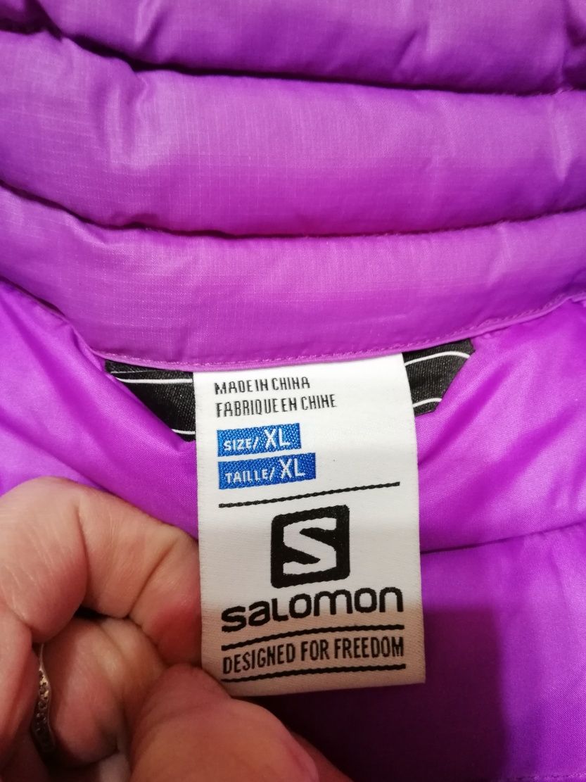 Kurtka puchowa salomon r xl