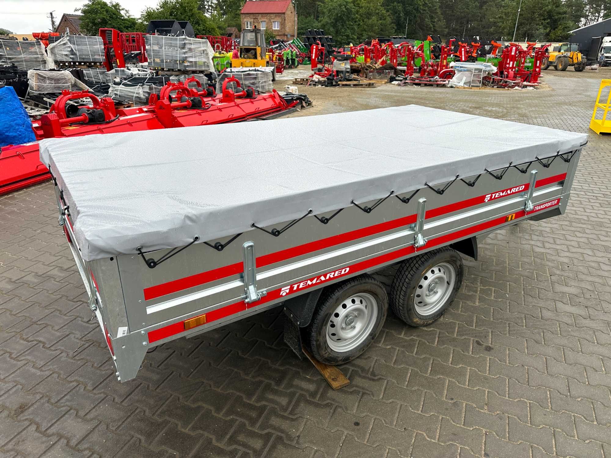 Przyczepka 304x151 cm TEMARED TRANSPORTER 3015/2 0,75T + plandeka