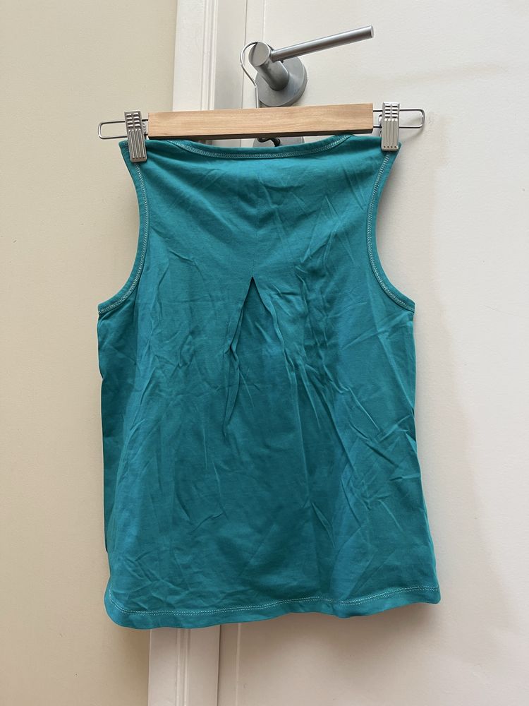 T-shirt turquesa crianca