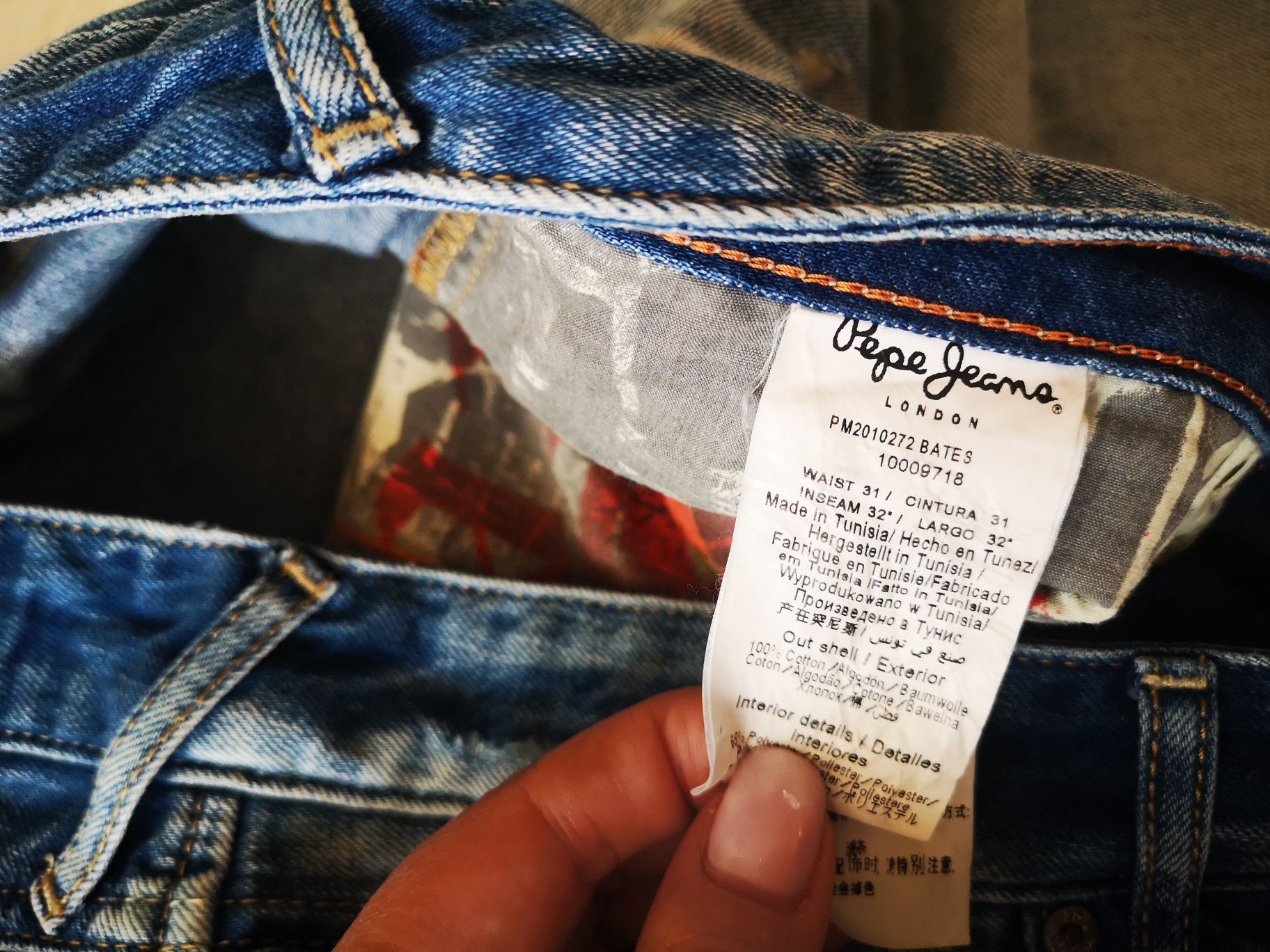 Spodnie męskie dżins 31/32 Pepe Jeans