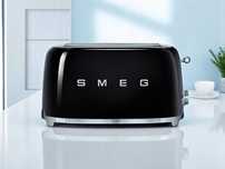 Тостер SMEG TSF02BLEU чорний 4 тости | Гарантія, доставка