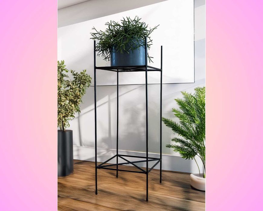 KWIETNIK Stojak Na Kwiaty Stojący Metalowy Loft Nowoczesny