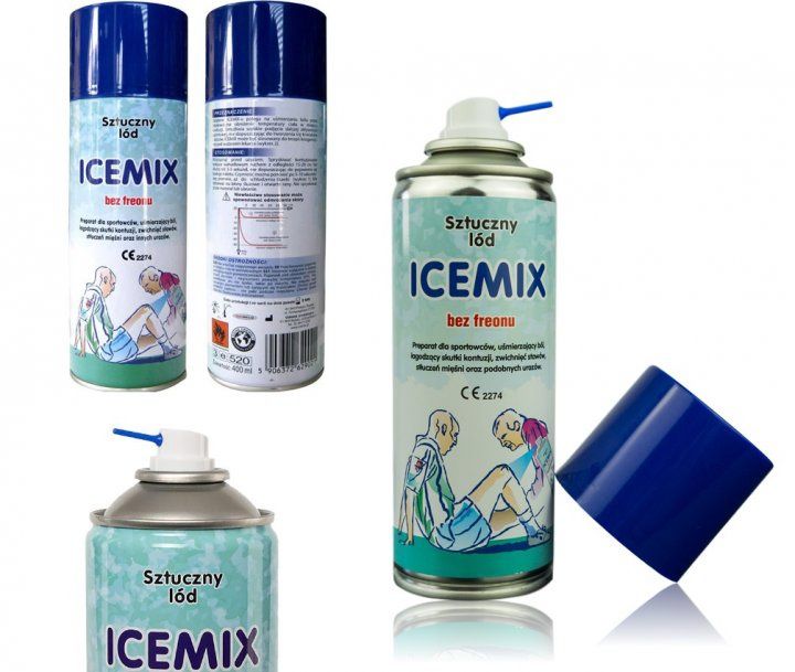 Охолоджуючий (охлаждающий) Спрей-заморозка IceMix 400 мл