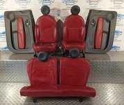 .BANCOS FIAT 500 312 SPORT PELE QUARTELAS