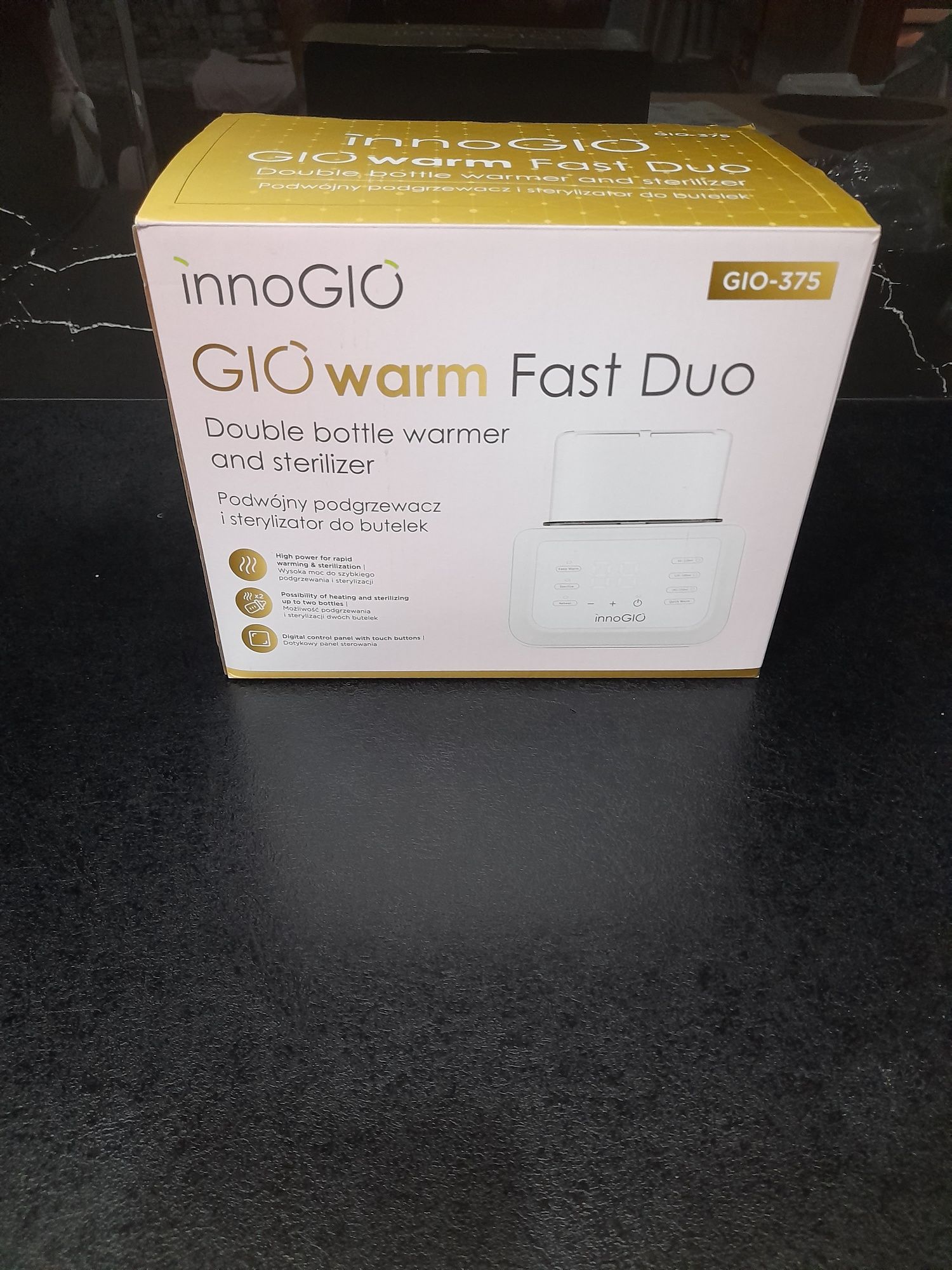 Podgrzewacz butelek, sterylizator innoGIO