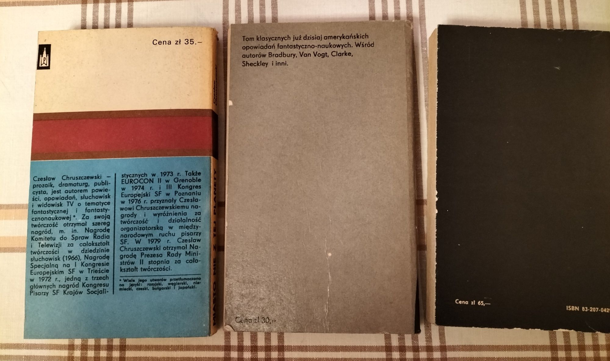 Fantastyka trzy książki lata 70-80