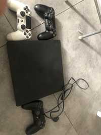 Ps 4 slim 500gb plus 3 pady