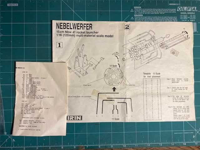 Kirin 120mm 1/16 Nebelwerfer 41 German 15cm WWII