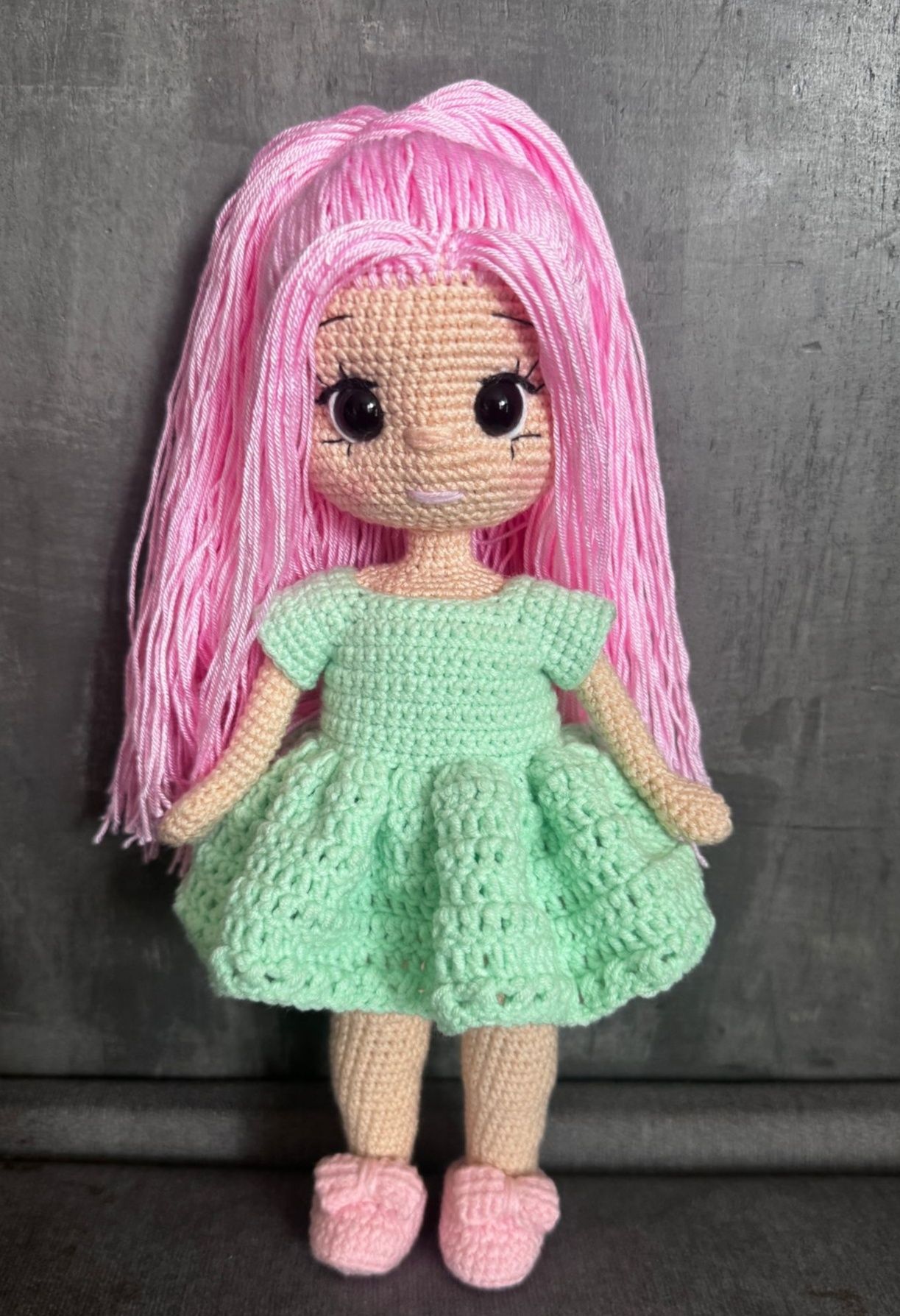 Lalka na szydełku handmade
