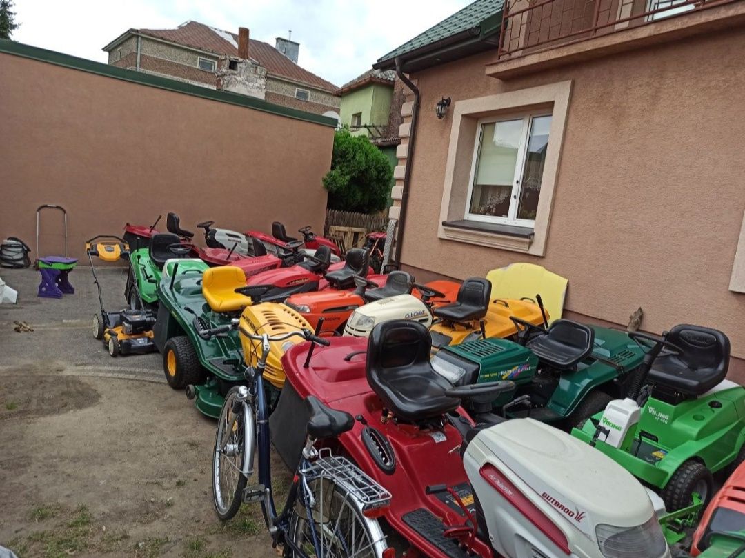 Traktorek kosiarka Husqvarna Honda Castelgarden John Deere z koszem