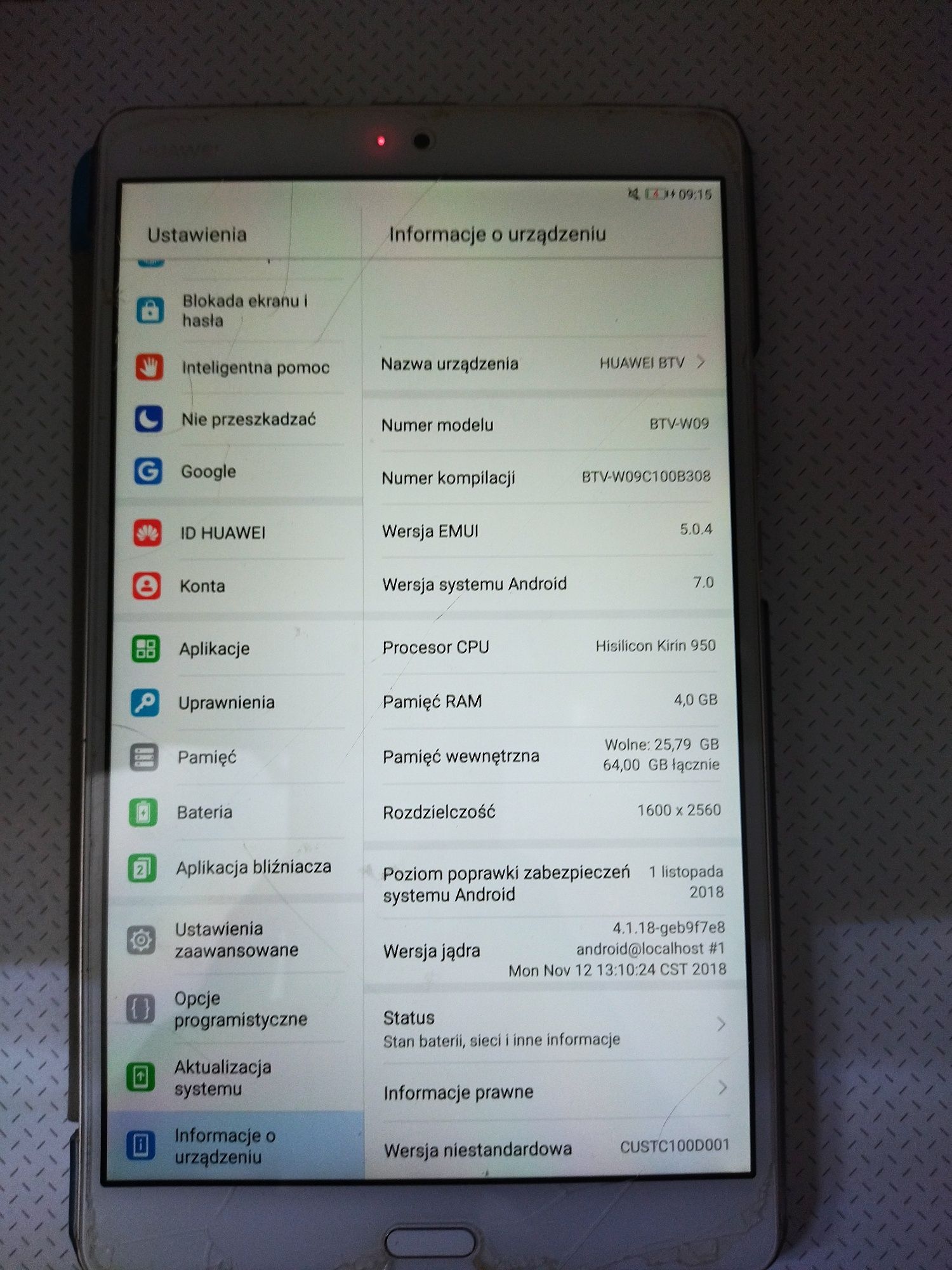 Tablet Huawei media pad M3 8.0