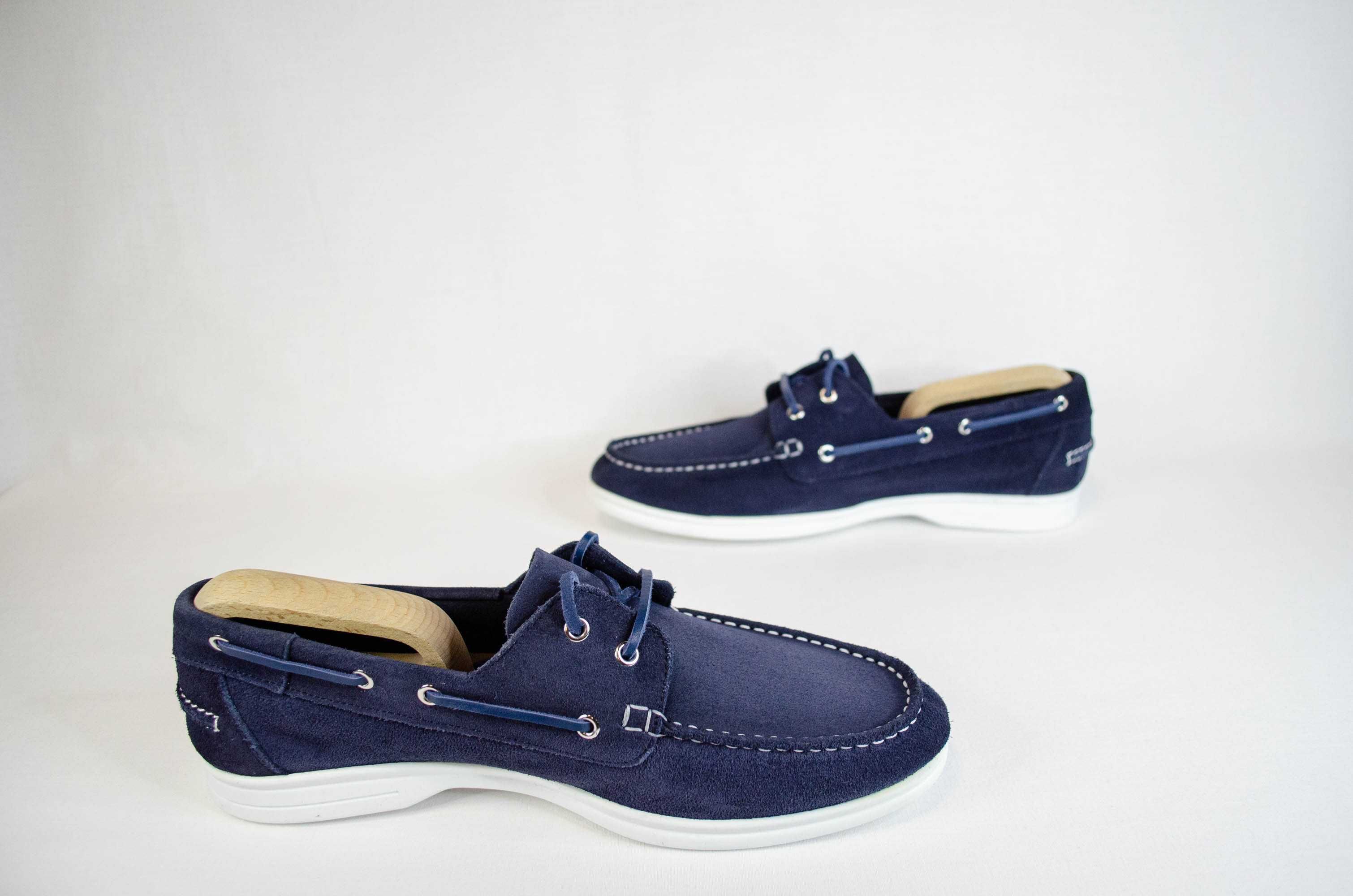 MNG made in Portugal Кожаные Мокасины Оригинал! р. 45 29,5 см