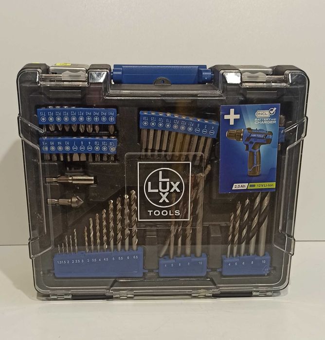 LUX-Tools Wiertarko-wkrętarka akumulatorowa + akcesoria Lombard Raków